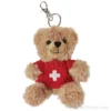 Ourson pull rouge croix suisse - Porte clé
