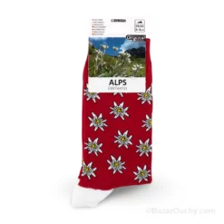 Chaussettes edelweiss suisses