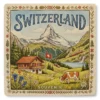 Autocollant - Suisse - Switzerland - Paysage montagne