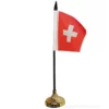 Drapeau suisse sur pied - Table