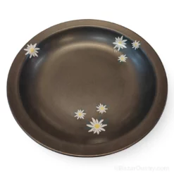 Plat edelweiss céramique - Side