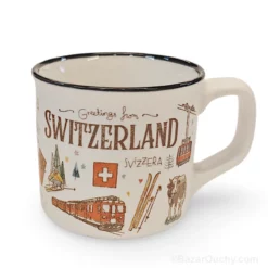 Tasse espresso motifs suisse
