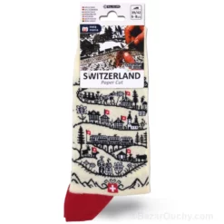 Chaussette decoupage poya suisse