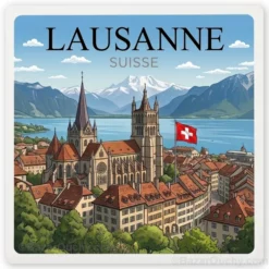 Autocollant - Sticker - Lausanne