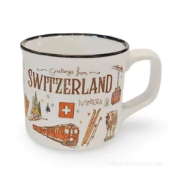 Tasse espresso motifs suisse